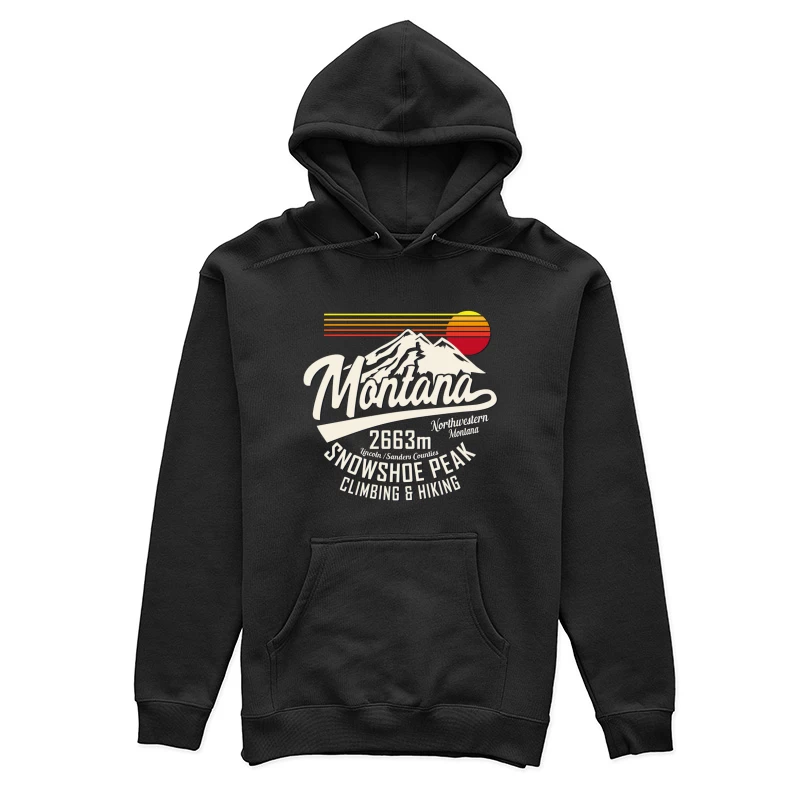 Montana Snowshoe Peak für Klettern und Wandern Damen Pullover Hoodie