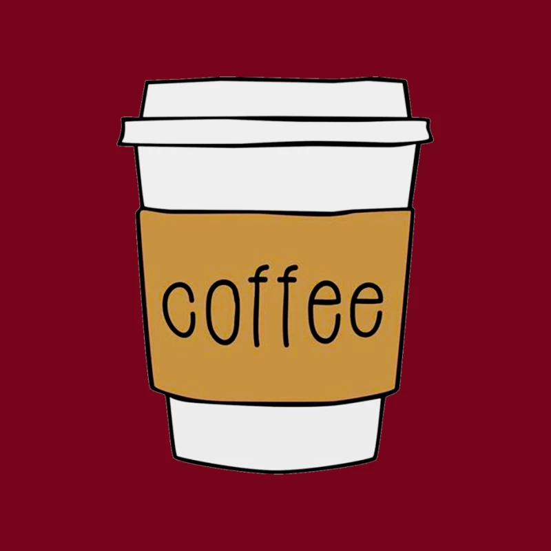 Coffee Cup Illustration Pin