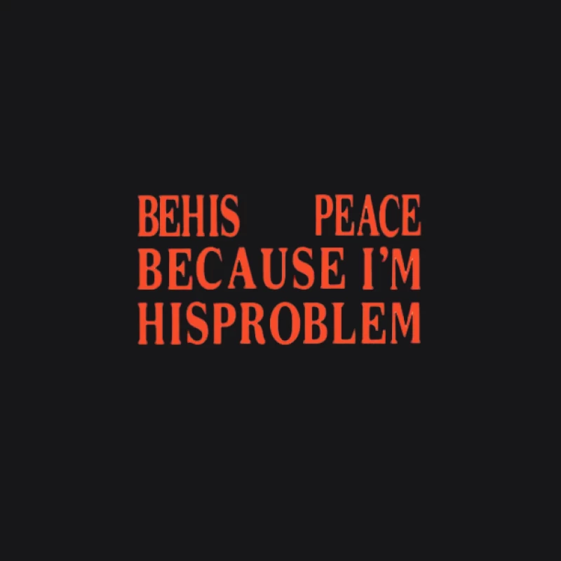 Sei sein Frieden, weil ich sein Problem bin Damen Pullover Hoodie