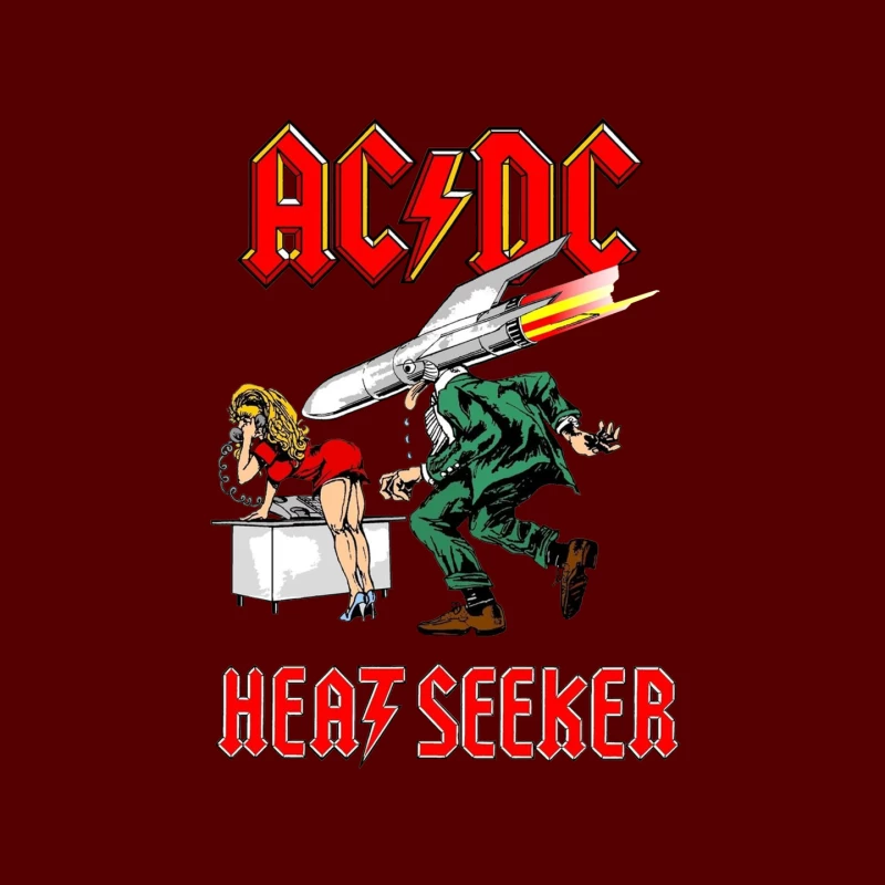 Retro Rock - AC/DC HEATSEEKER Mouse Pad