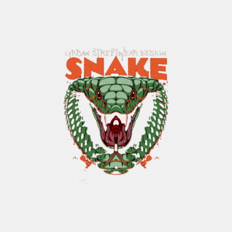 Design Urbain de Serpent Streetwear Homme Débardeur