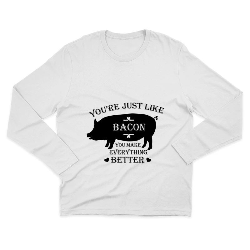 Logotype d'une entreprise numérique Homme Manches Longues T-Shirt