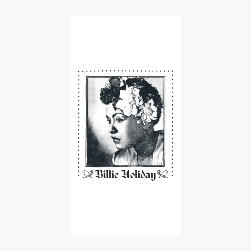Billie Holiday  Original Retro Fan Art Design iPhone Case