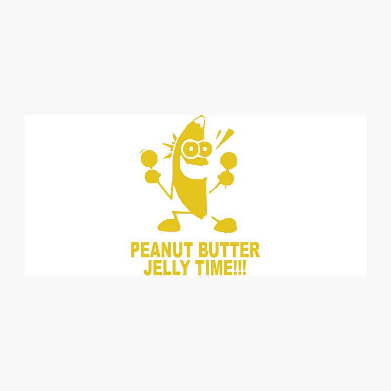 Peanut Butter Jelly Time Banana Coffee Mug