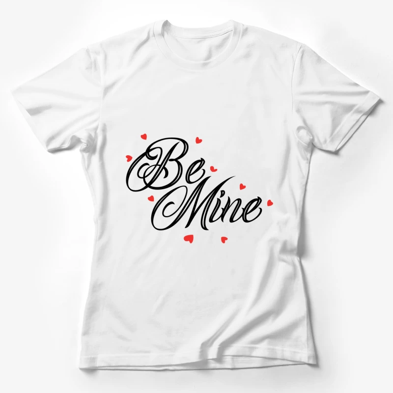 Cœurs rouges dispersés Femme T-Shirt