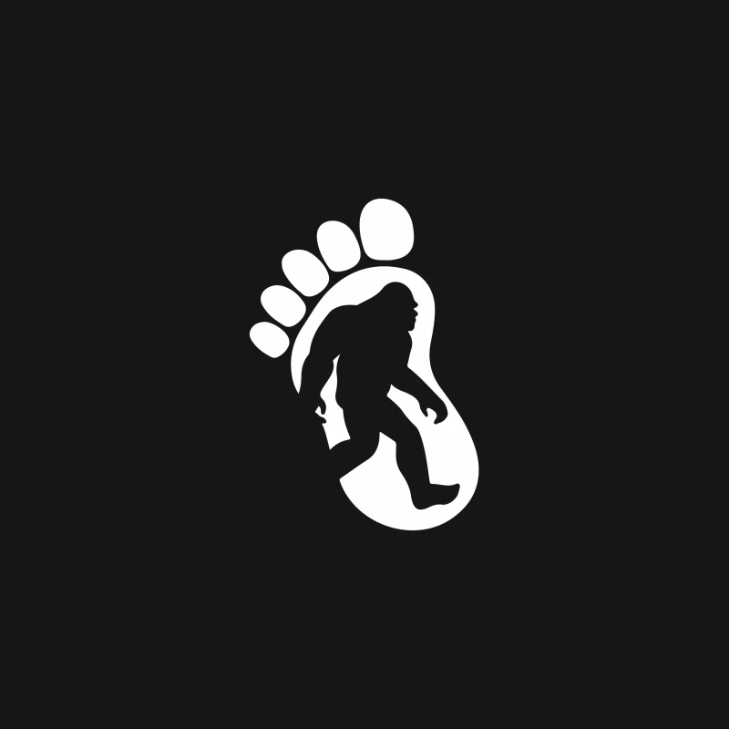 Foot Gone Squatchin Desk Mat