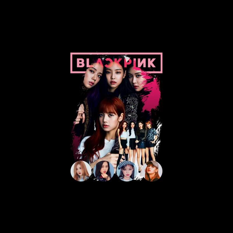BLACKPINK: Iconic K-pop Girl Group Travel Mug