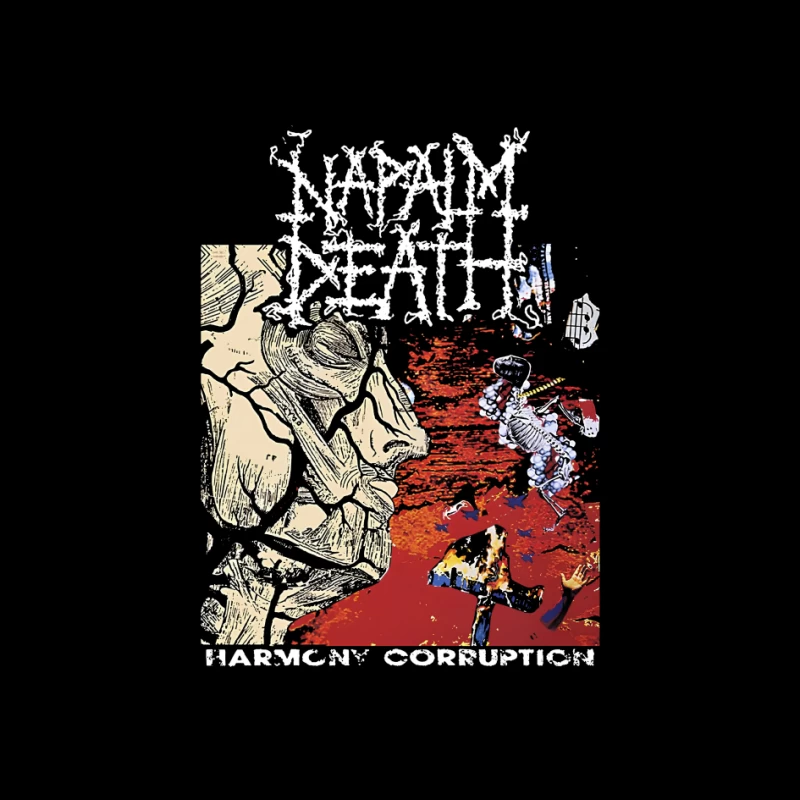 Napalm Death Harmony Coruption Pin