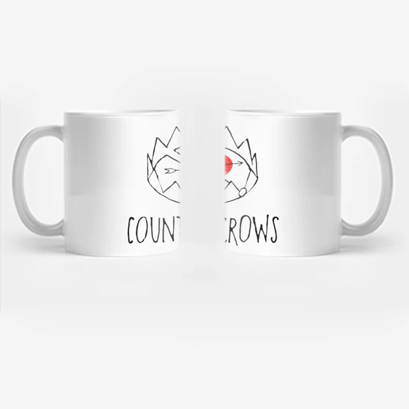 Counting Crows White Love Trap Coffee Mug