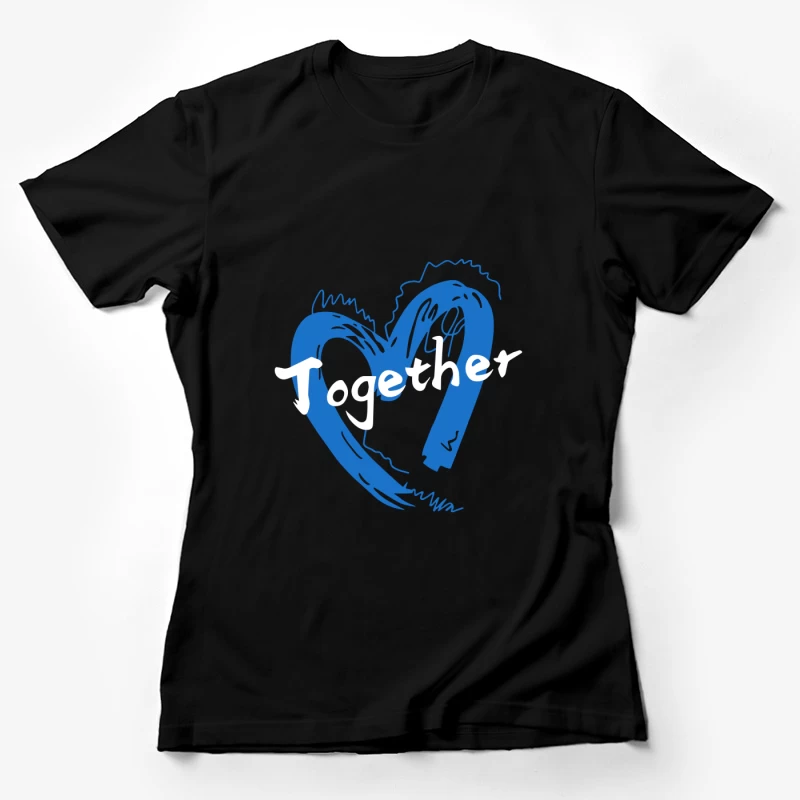 Gemeinschaftliches Herzdesign Damen T-Shirt