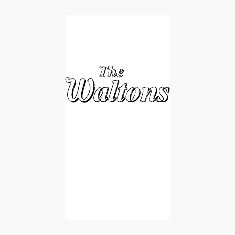 The Waltons, distressed iPhone Case