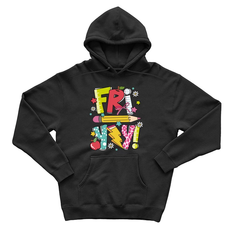 Fröhlicher Freitagsschulanfang Herren Pullover Hoodie