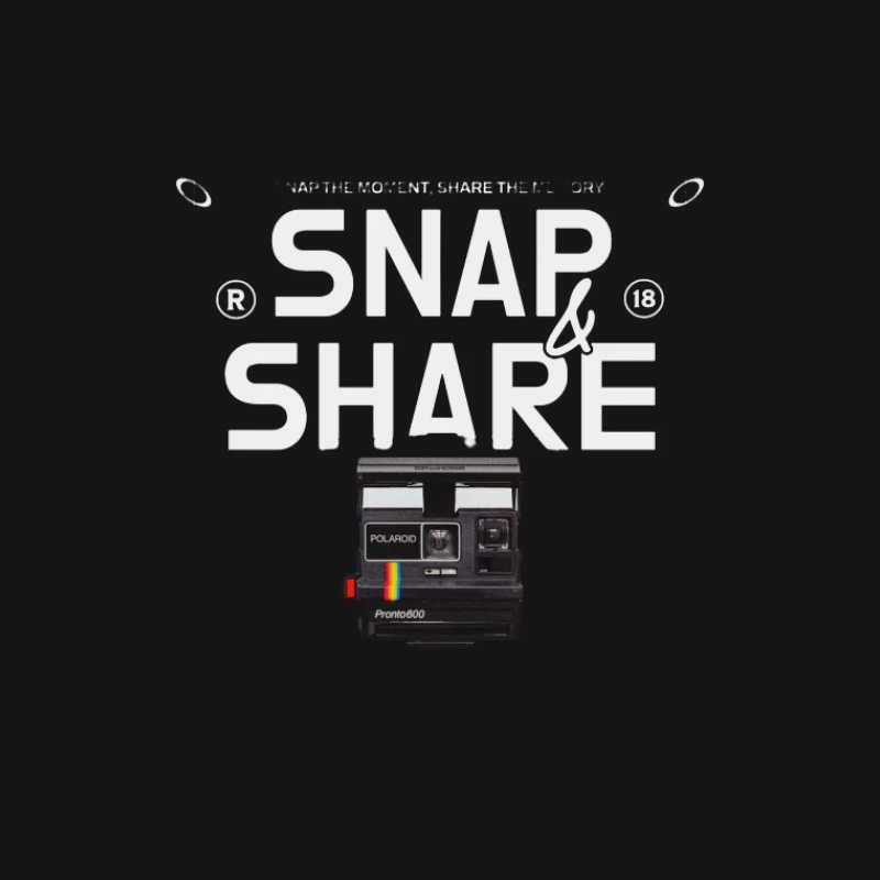Teilen Sie den Moment mit einer Polaroid-Kamera Herren T-Shirt