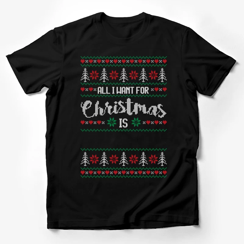 Motif de Noël en tricot Homme T-Shirt