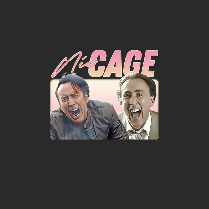 Crazy Nic Cage  Retro Aesthetic Fan Design Baseball Cap