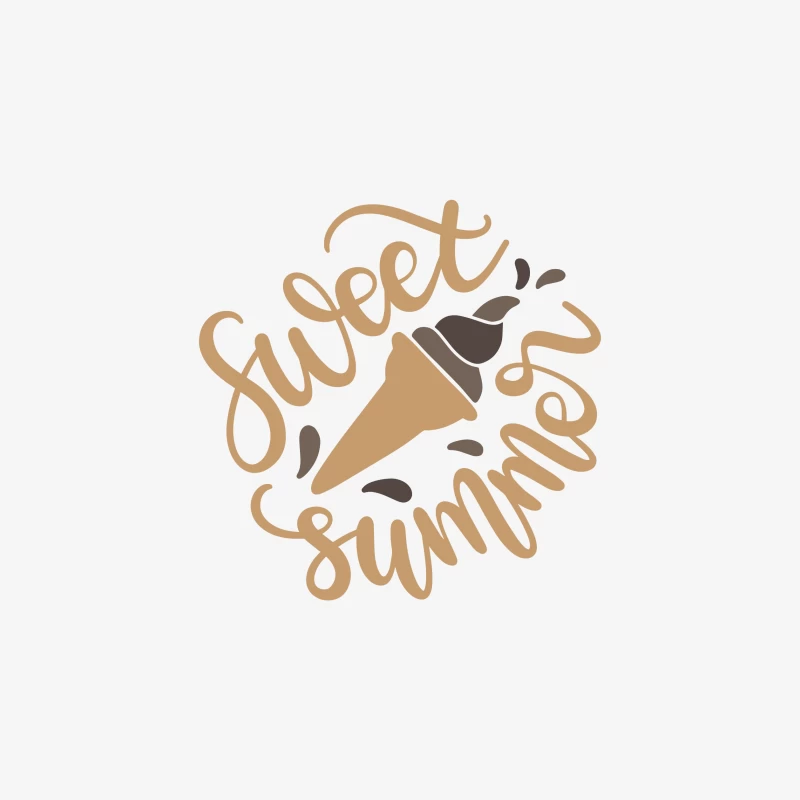 Douce Été avec Glace Femme Sweat-shirt à enfiler
