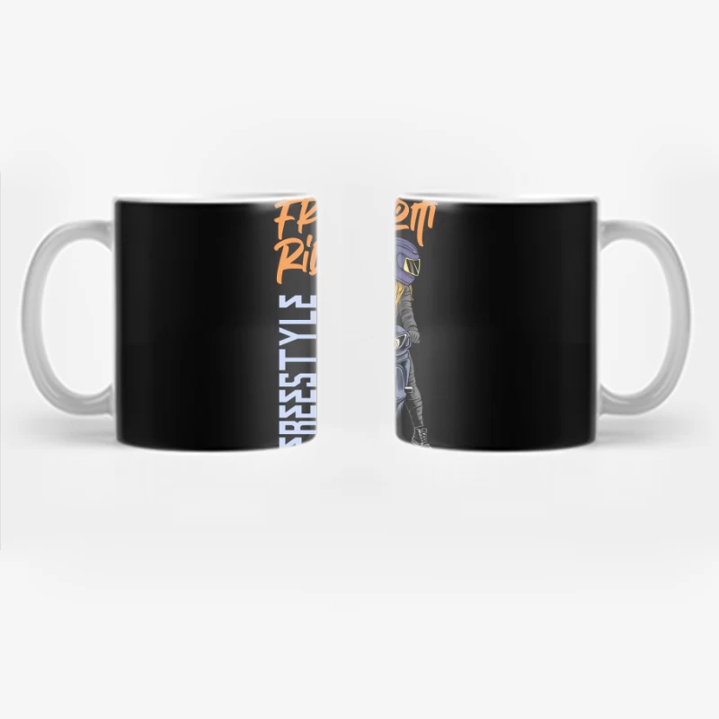 Freedom Rider: Freestyle Motorcycle Biking Coffee Mug