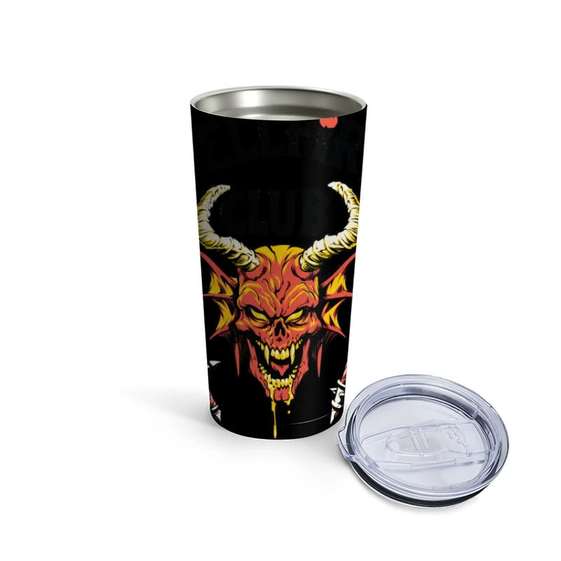 Hellfire Club Logo Design Travel Mug