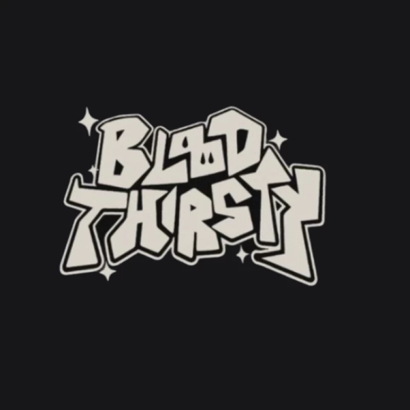 Graffiti-Design: Blutrünstig Damen Pullover Hoodie