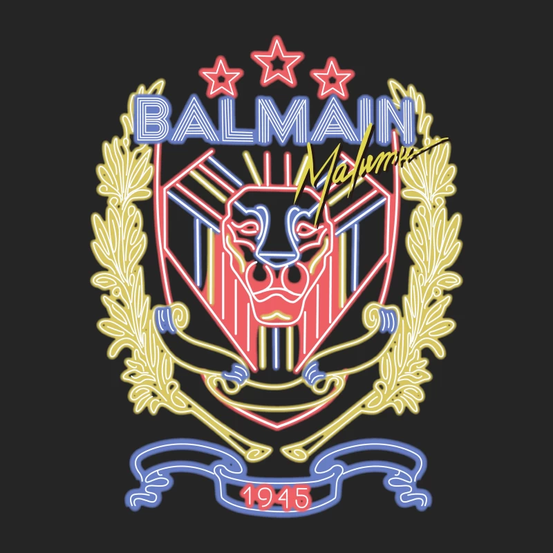Balmain Mode, Maluma Kollaboration Herren Pullover Sweatshirt