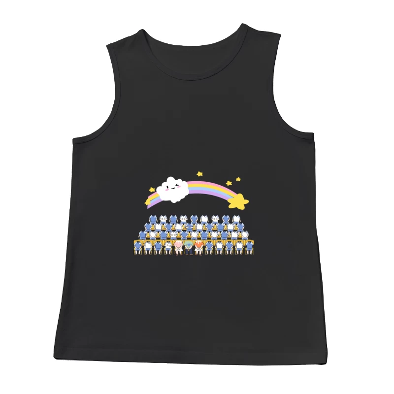 Kawaii Cartoon Bühnenauftritt Herren Tanktops