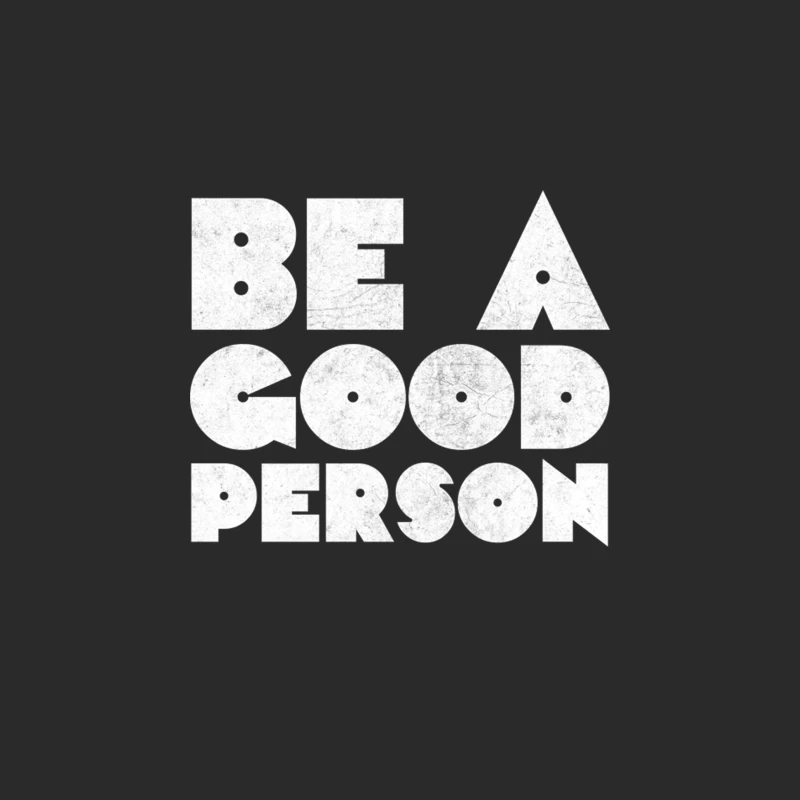 Be A Good Person  Retro Typography Design Baseball Cap