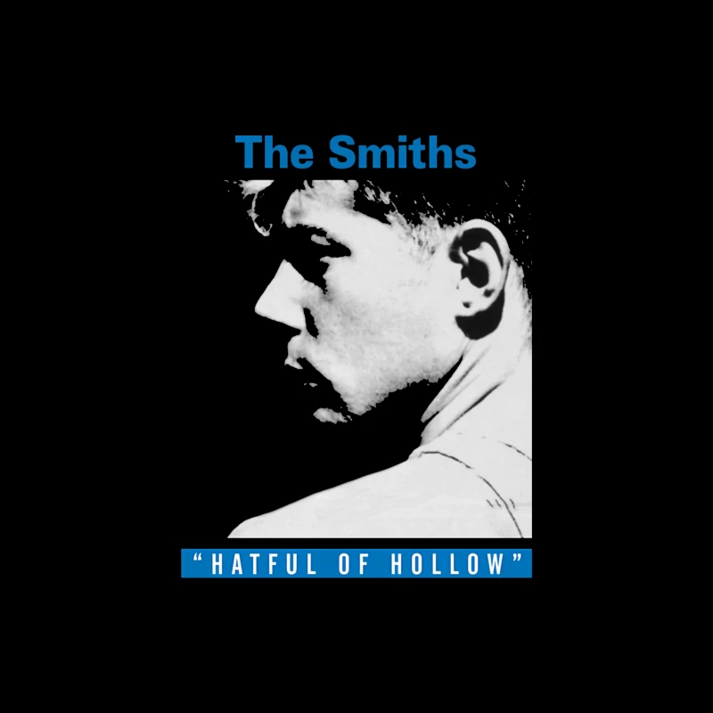 The Smiths 'Hatful of Hollow' Album Cover Art in Black and White Throw Pillow