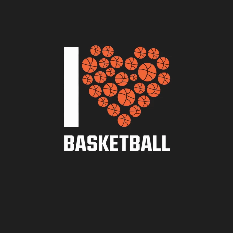 Basketball Heart Pattern Design Male Tank Top