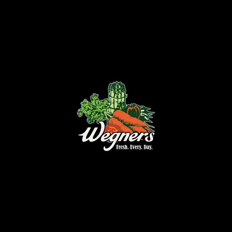 Wegner's Fresh Daily Vegetable Market Logo iPhone Case