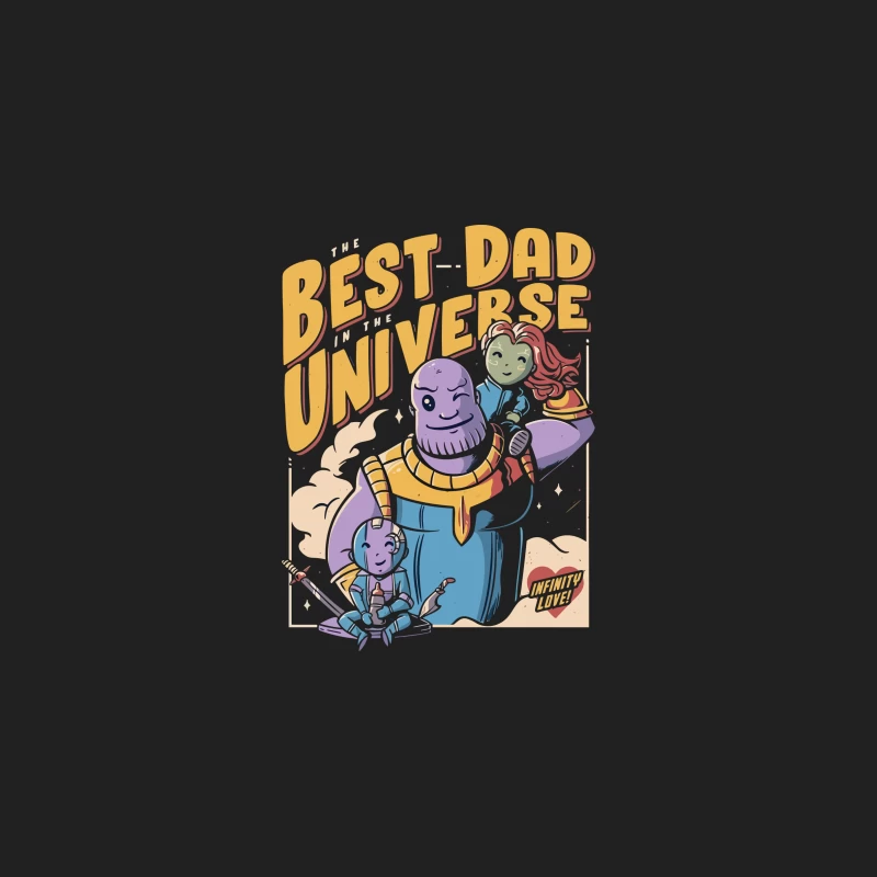 Best Dad in the Universe Comic Art Bucket Hat