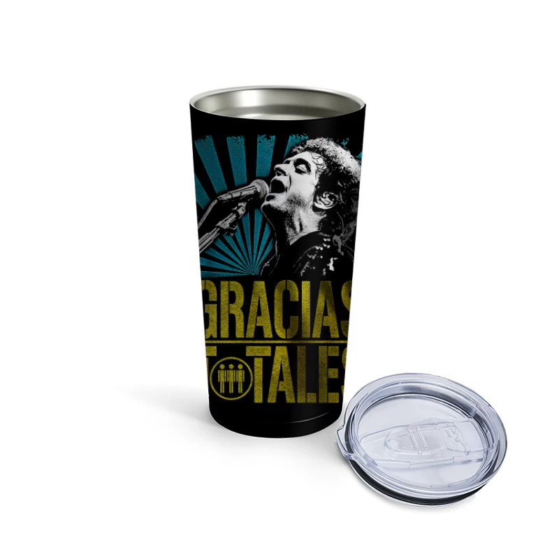 Soda Stereo Gracias Totales Retro Travel Mug