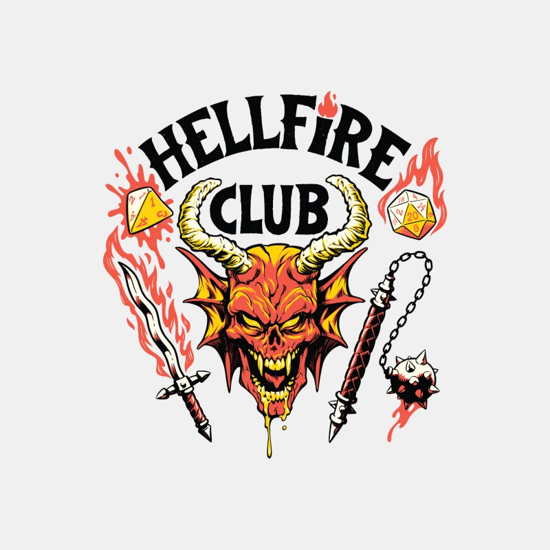 Hellfire Club Logo Design Male Tank Top