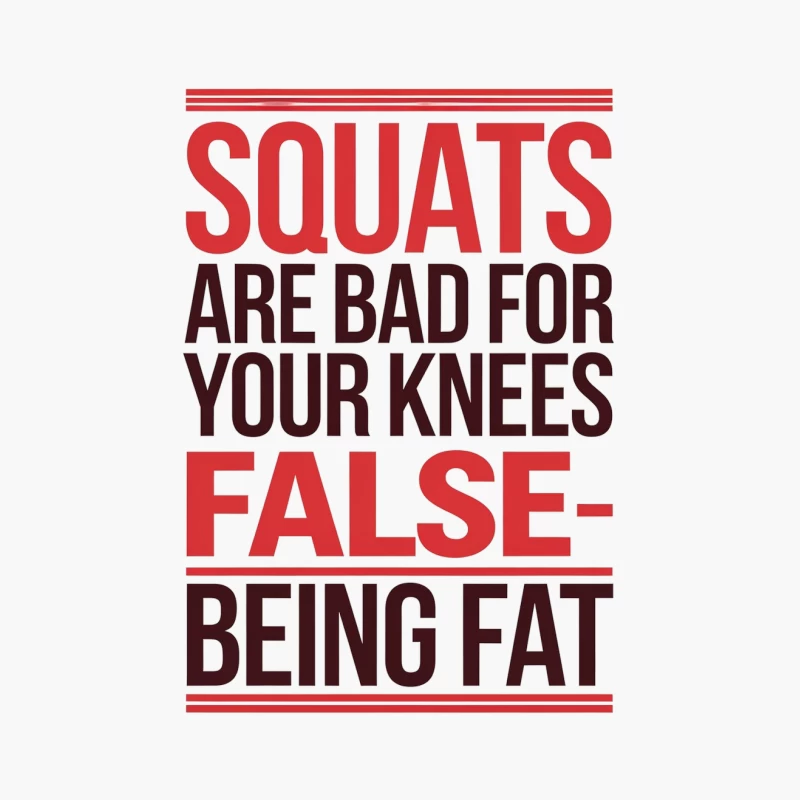 Debunking Fitness Myths: Squats and Weight Loss Cotton Tote Bag