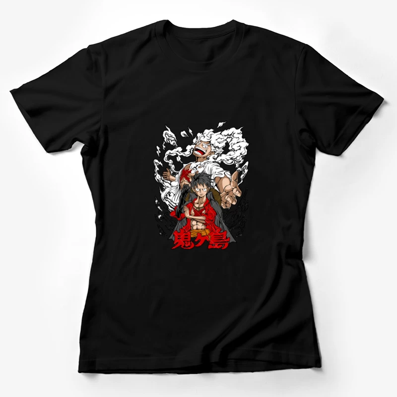 Anime Charaktere mit Energieaura Damen T-Shirt