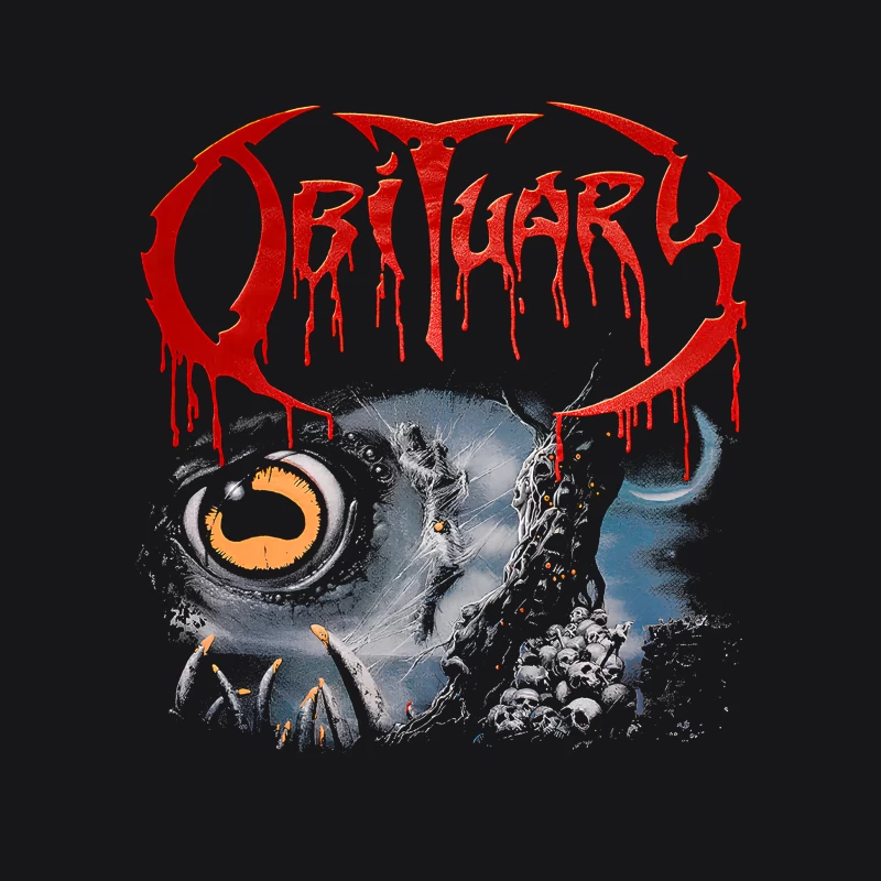 Obituary Slowly We Rot Red Female Pullover Hoodie