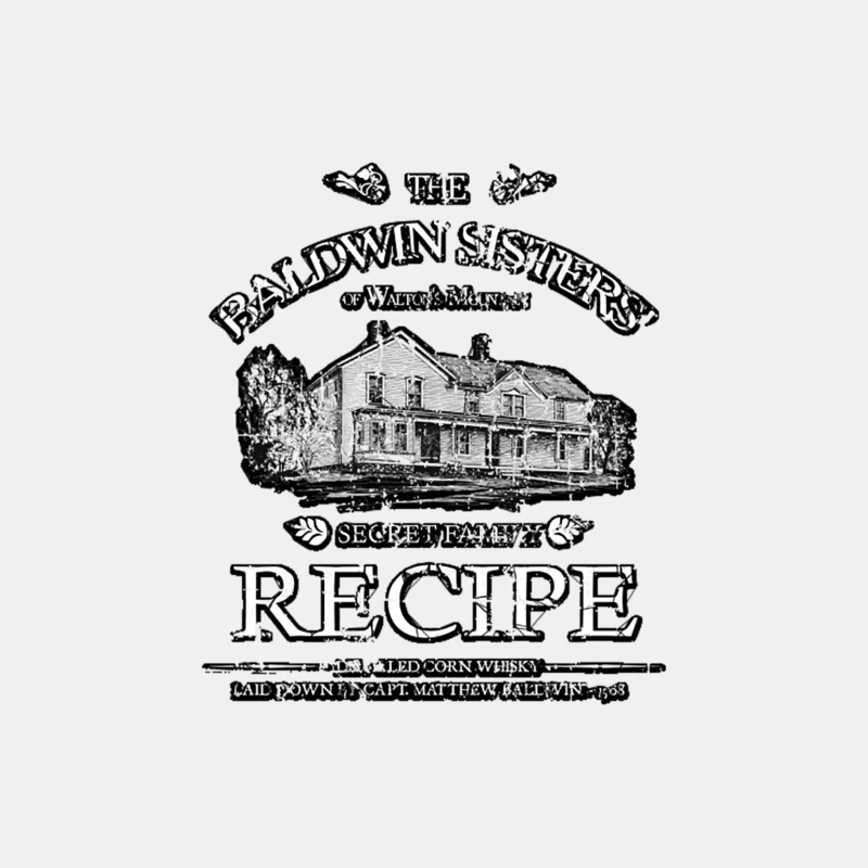 Baldwin Sisters Recipe Male Tank Top