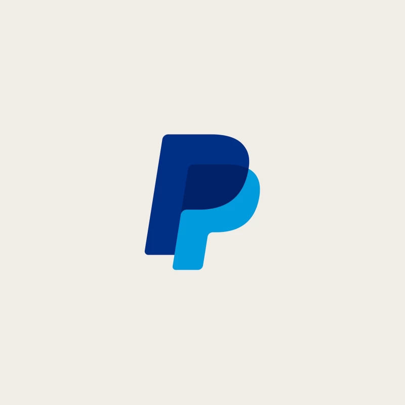 PayPal Double P Logo Design in Blue Shades Bucket Hat