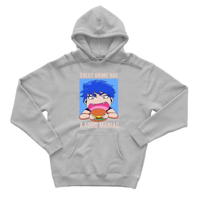 Food Maniac in Anime Male Pullover Hoodie