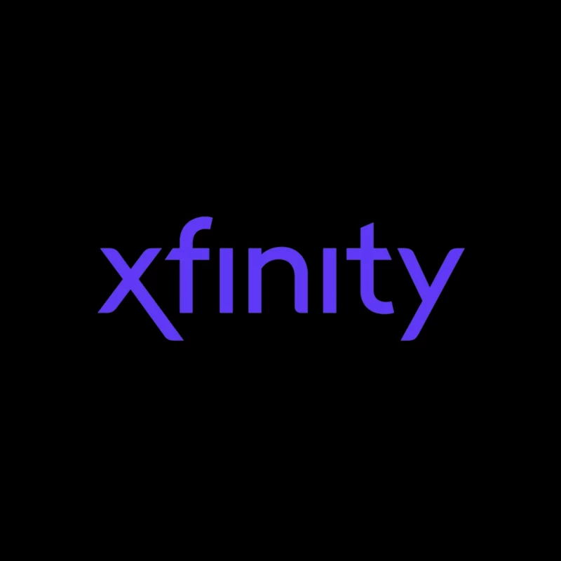 Purple Xfinity Corporate Logo Tapestry