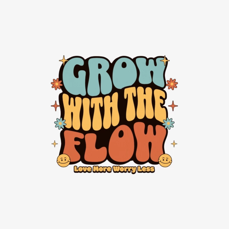 Wachse mit dem Fluss Motiv Damen Langarm T-Shirt