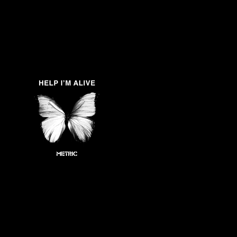 Metric Help I'm Alive Butterfly Coffee Mug