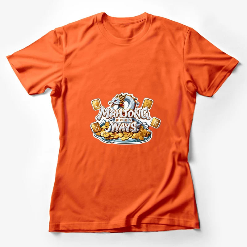 Mahjong Ways: A Dragon's Treasure Game Female T-Shirt