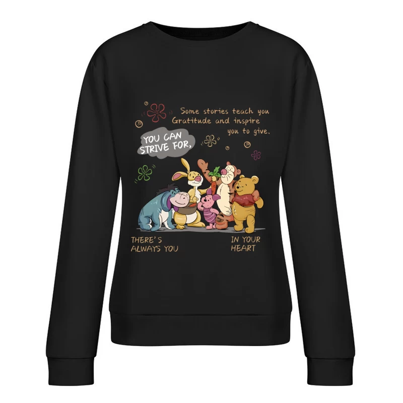 Freundschaft und Dankbarkeit Damen Pullover Sweatshirt