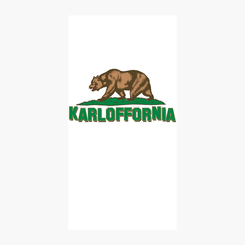 Karloffornia iPhone Case
