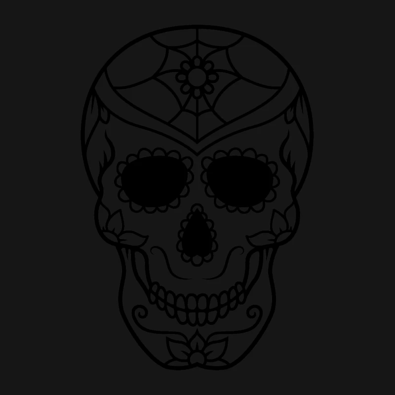Crâne de style mexicain Femme T-Shirt