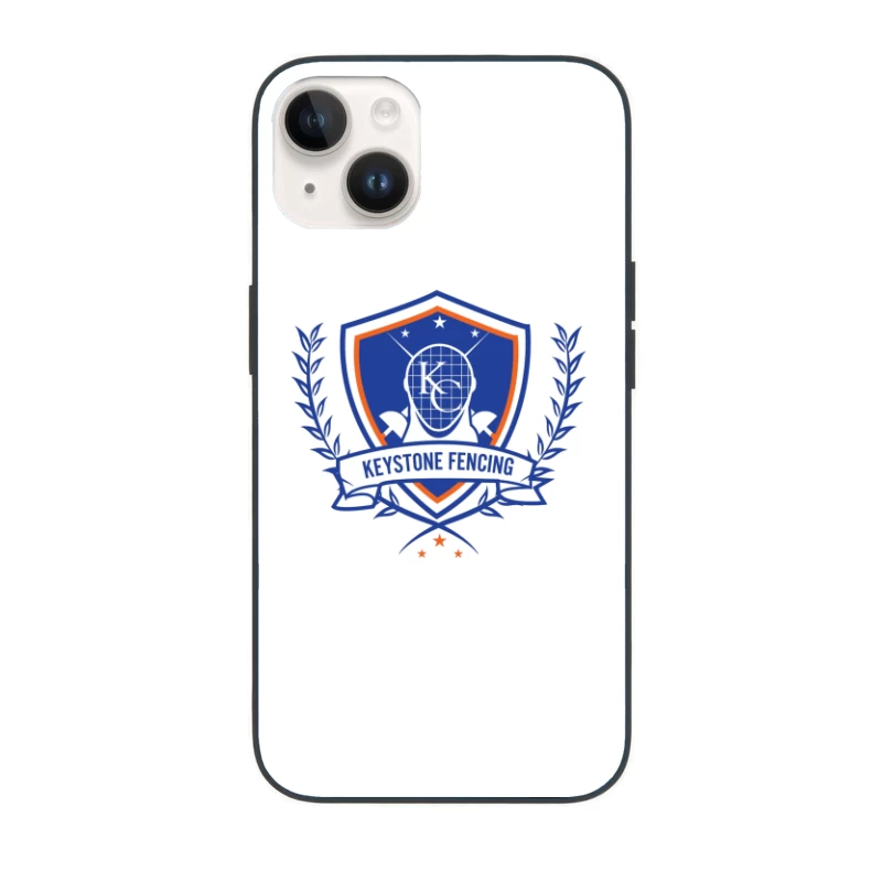 Keystone Fencing Sports Academy Shield Logo iPhone Case