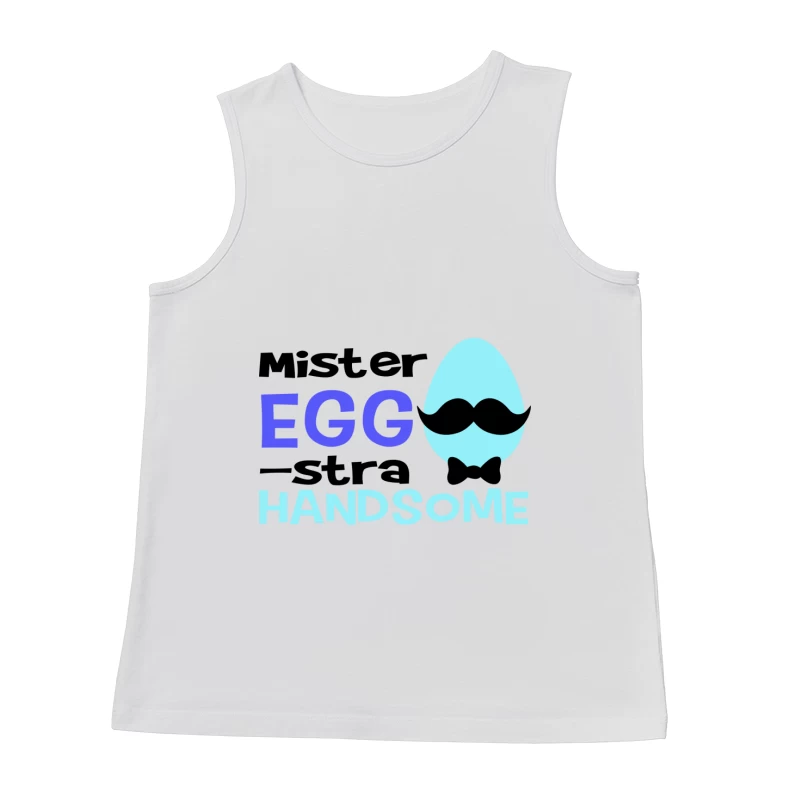Œuf élégant avec moustache Homme Débardeur