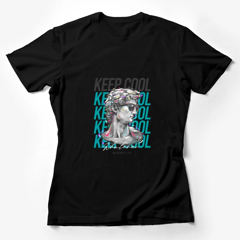 Kühle Skulptur im Pop-Art-Stil Damen T-Shirt