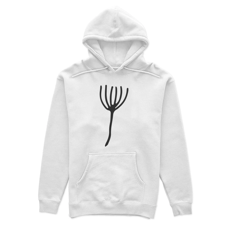 Branche abstraite avec lignes Femme Sweat à capuche