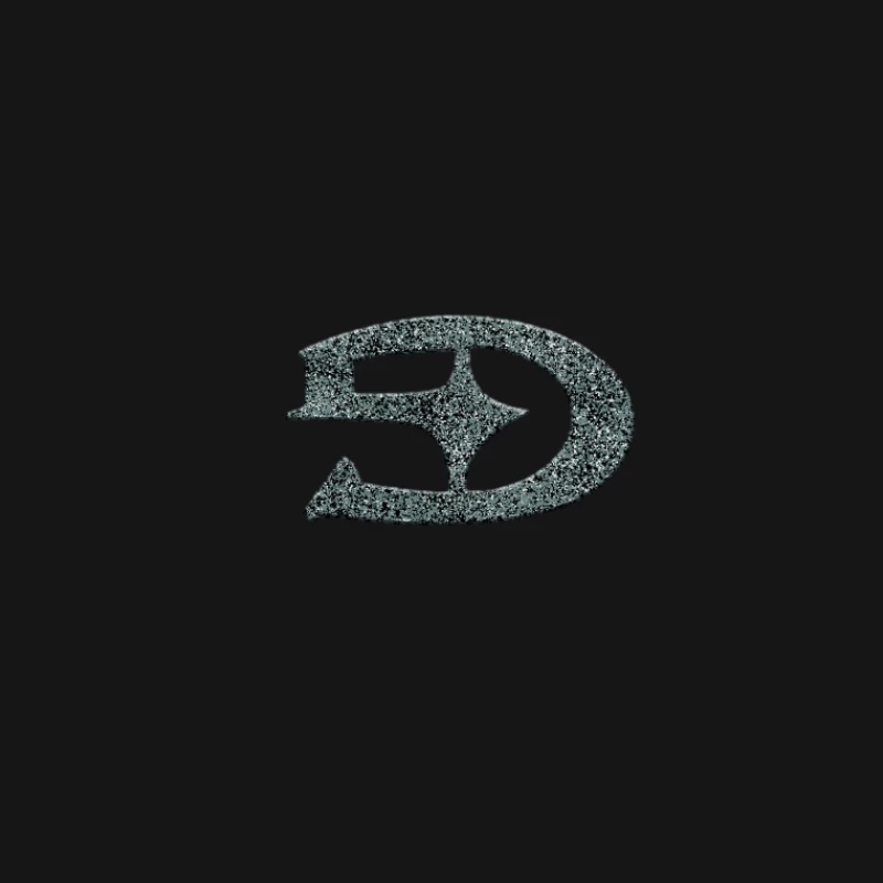 Grunge-Logo im Dreieck-Design Herren T-Shirt